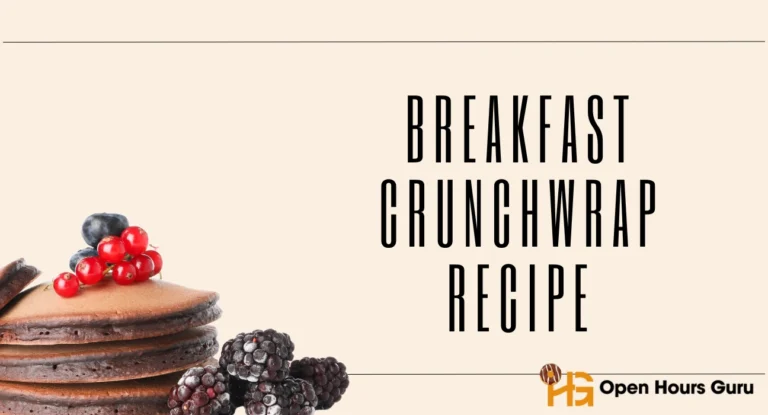 Breakfast Crunchwrap Recipe