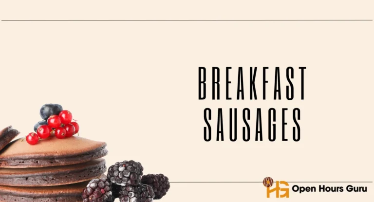 Breakfast Sausages